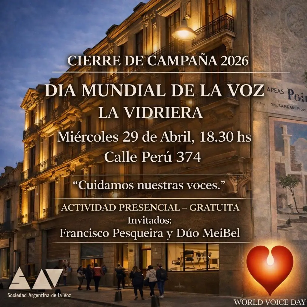 CIERRE CAMPAÑA DÍA MUNDIAL DE LA VOZ 2026