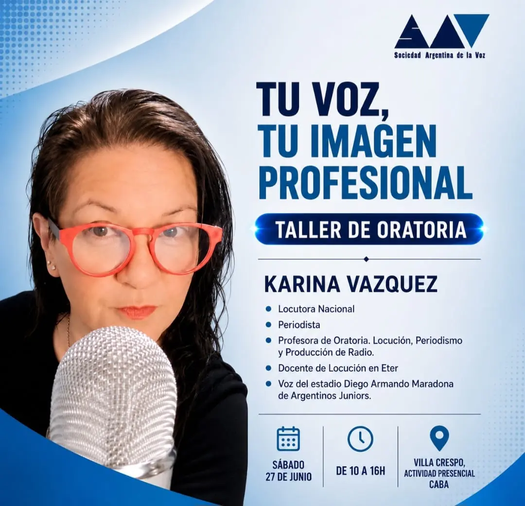 Taller de Oratoria: Tu Voz, Tu Imagen Profesional