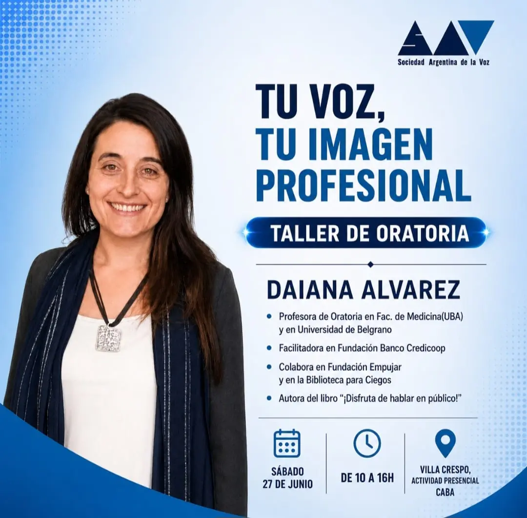 Taller de Oratoria: Tu Voz, Tu Imagen Profesional